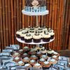 Baby Boy Cupcake Tower and Cake Topper